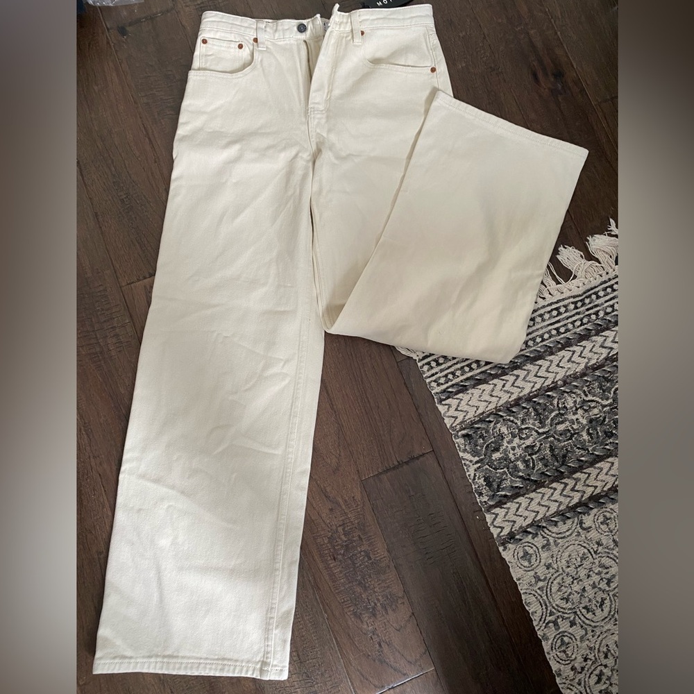 NWT Motel wide-leg jeans!